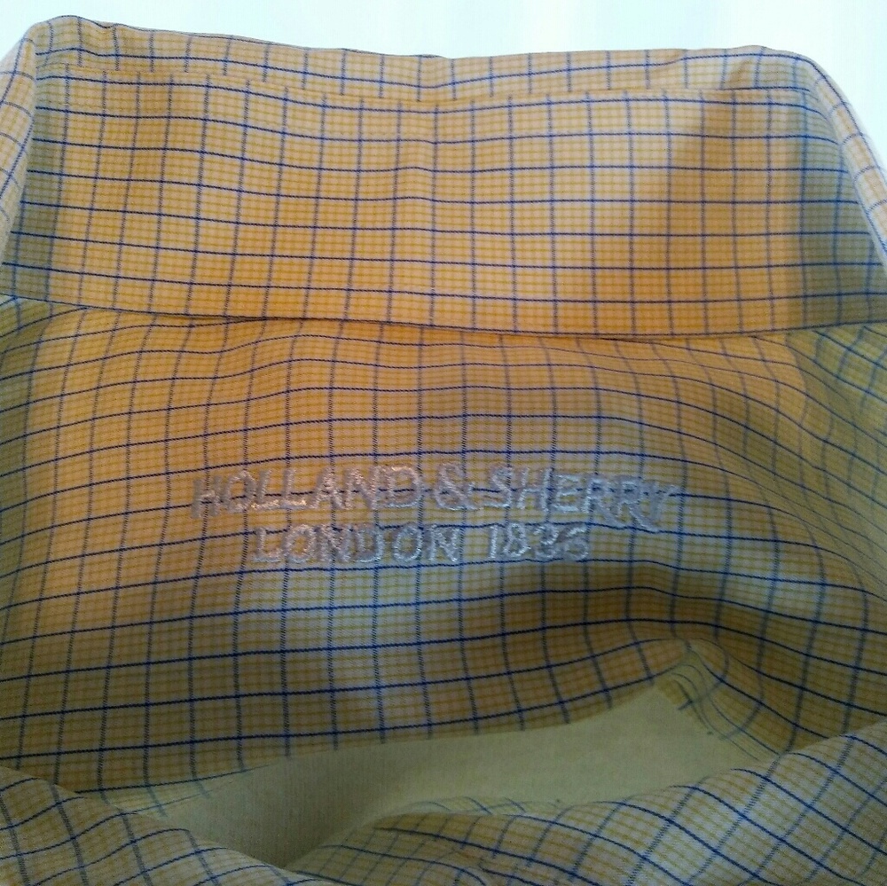2 Holland & Sherry London 1836 Btn Dn Shirt 16 1/2